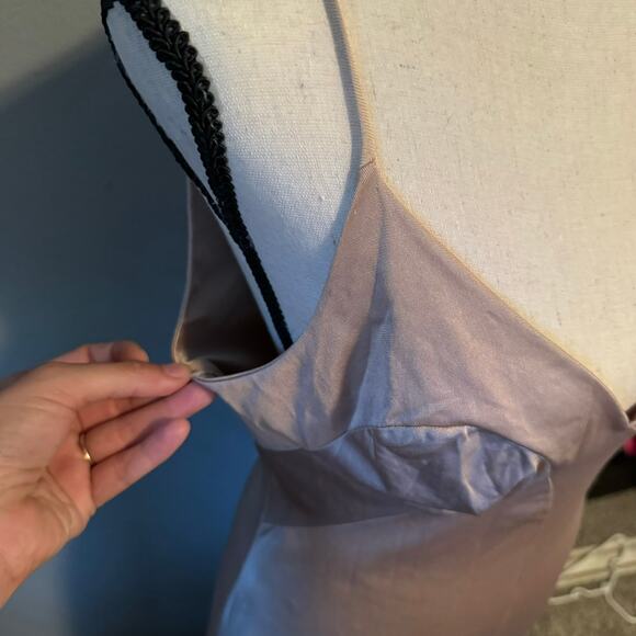 Champagne Vintage Ralph Montenero For Blanche M Slip Gown - Picture 4 of 7